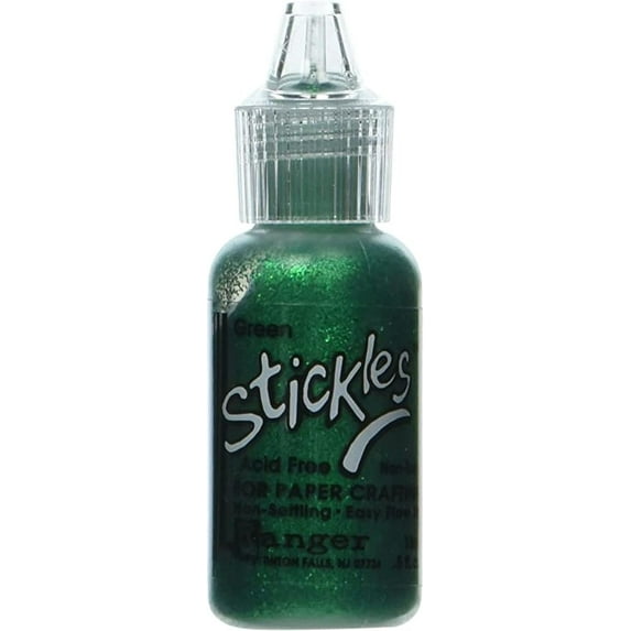 Ranger Stickles Glitter Glue .5oz - Green, 1 Pack of 6 Piece
