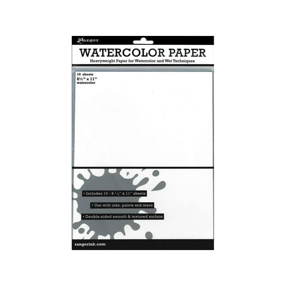 Ranger Surfaces Watercolor Paper 10pc