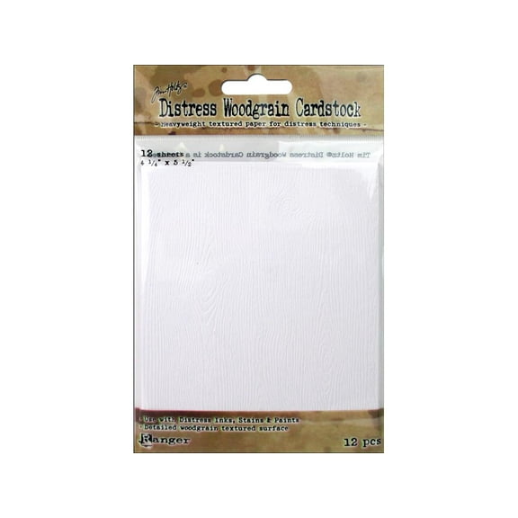 Ranger THoltz Distress Cardstock Woodgrain 12pc