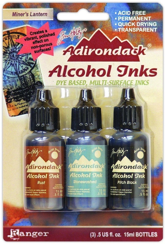 Ranger Tim Holtz Adirondack Alcohol Ink Miners Lantern Black - Walmart.com