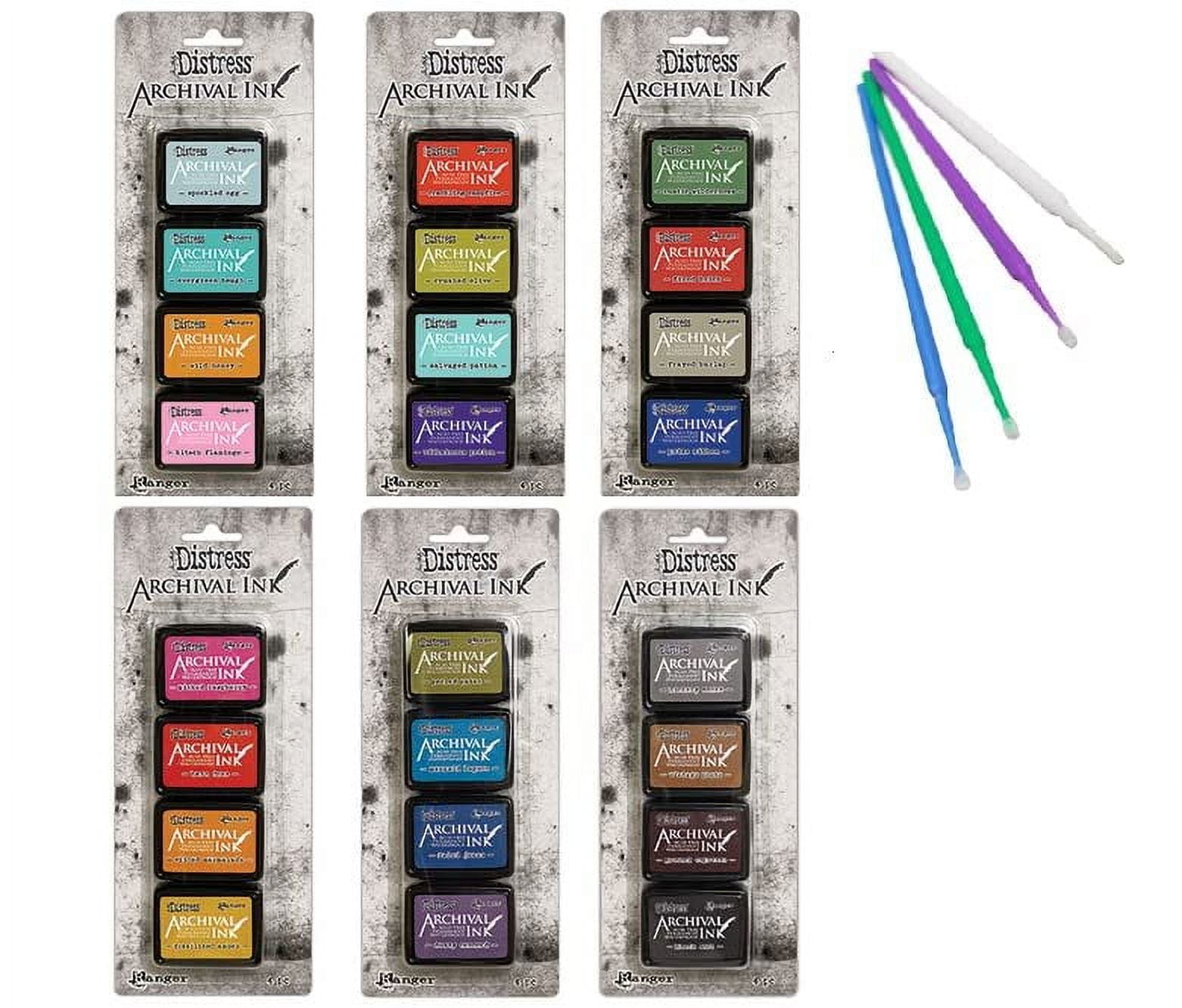 Ranger Tim Holtz Distress Archival Mini Ink Bundle Complete 6 Kits