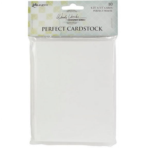 Ranger WVA62400 White Card Perfect Cardstock