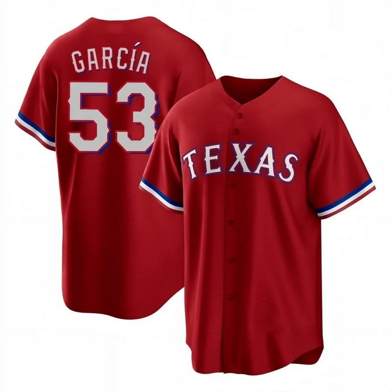 Adolis Garcia Texas Rangers Red Uniforms Rangers Youth Texas R #53