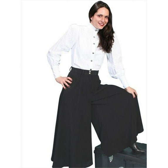 Rangewear 100 Percent Polyester Womens Charlotte Suede Riding Skirt - Black, Medium