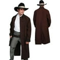 thumbnail image 1 of Scully Men's Long Canvas Jacket, Walnut, X-Large, 1 of 2