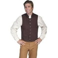 thumbnail image 1 of Rangewear By Scully Men's Rangewear Standup Round Collar Vest Walnut Medium, 1 of 1