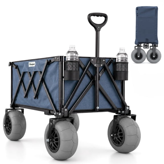 Rangland Beach Wagon with Big Wheels for Sand - All Terrain Steel Frame
