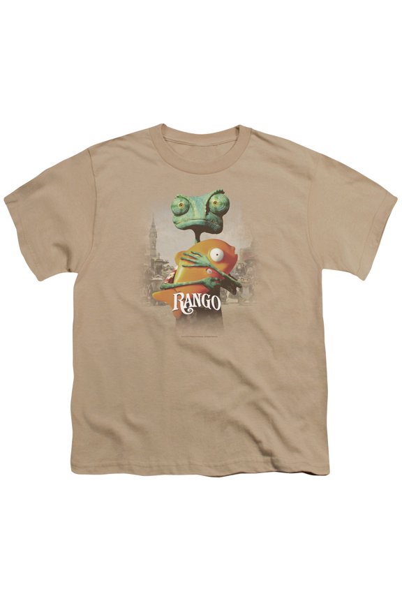 Rango - Poster Art - Youth Short Sleeve Shirt - Medium