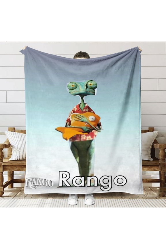 Rango Throw Blanket Gifts for Fans Lover Girls Boys Women Present Hoodie Him Bed 40"x50"