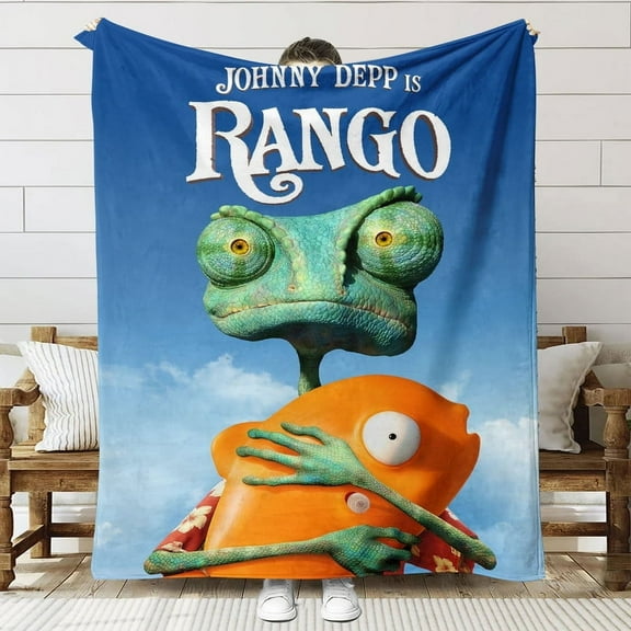 Rango Throw Blanket Gifts for Fans Lover Girls Boys Women Present Hoodie Him Bed 60"x80"