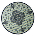 thumbnail image 1 of Rangoli Cotton Round Beach Towel by Blue Nile Mills- , Navy Blue, 1 of 6