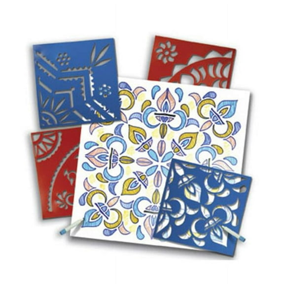 Rangoli Mega Stencils - 11 x 17 in. - 4-pkg