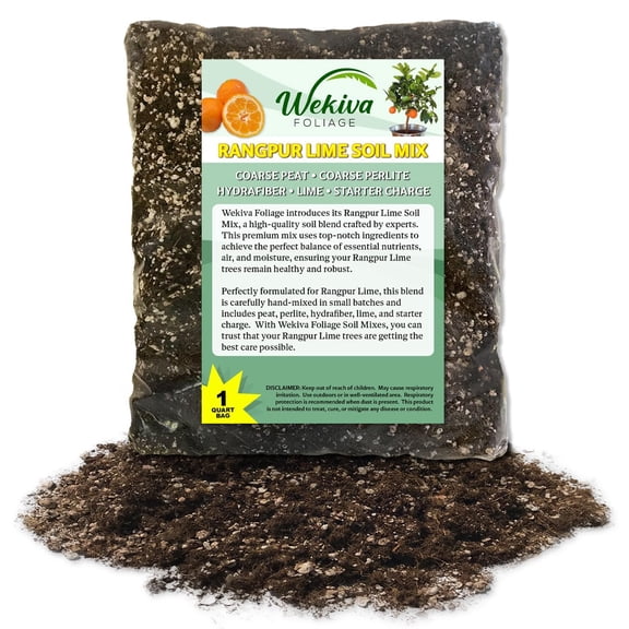 Rangpur Lime Tree Growing Soil Mix 20 Quarts - Custom Soil Blend Potting Mix for Rangpur Lime Trees Developed by and for Professional Nursery Growers - Nutrient-Rich Formula