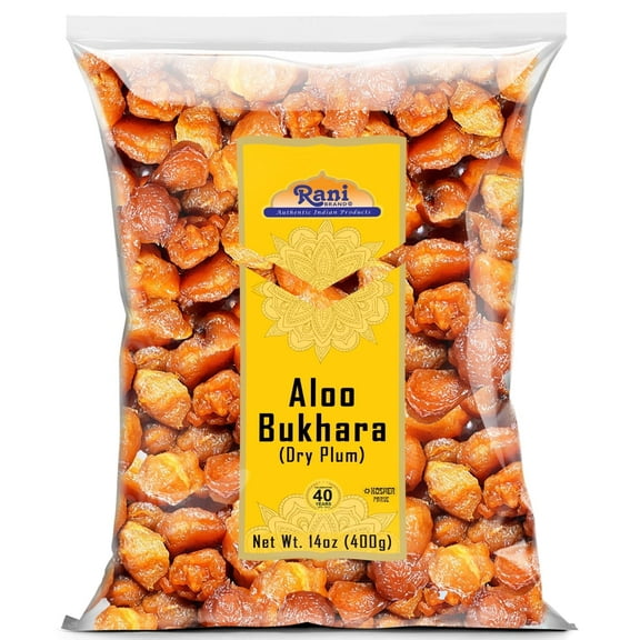 Rani Aloo Bukhara (Dry Plum) 14oz (400g) ~ All Natural | Salt Free | Vegan | Gluten Friendly | NON-GMO | Kosher | Indian Origin