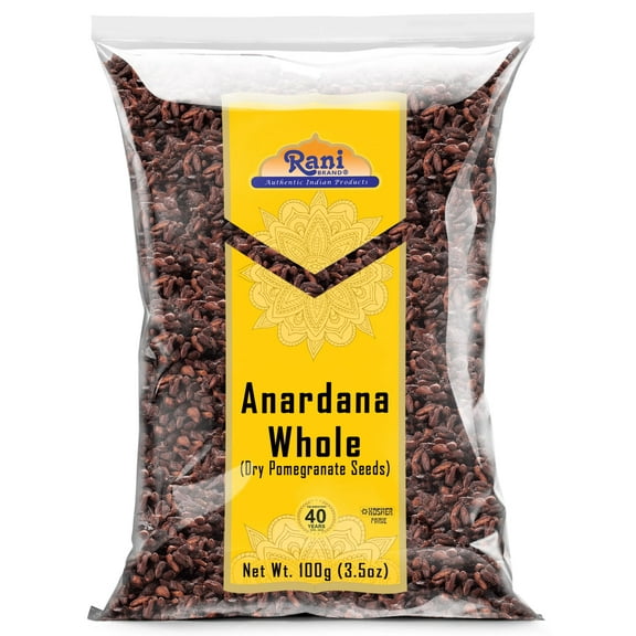 Rani Anardana (Pomegranate) Dry Whole Seeds Indian Spice 3.5oz (100g) ~ All Natural | No Color | Gluten Friendly | Vegan | NON-GMO | Kosher