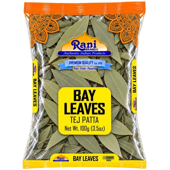 Rani Bay Leaf (Leaves) Whole Spice Hand Selected Extra Large 3.5oz (100g) ~ All Natural | Gluten Friendly | NON-GMO | Kosher | Vegan | Indian Origin (Tej Patta)