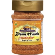Rani Biryani Masala Curry (7-Spice Blend for Indian Rice Dishes, Pullao/Pilau) 3oz (85g) PET Jar ~ All Natural | Vegan | No Colors | Gluten Friendly | NON-GMO | Kosher | Indian Origin
