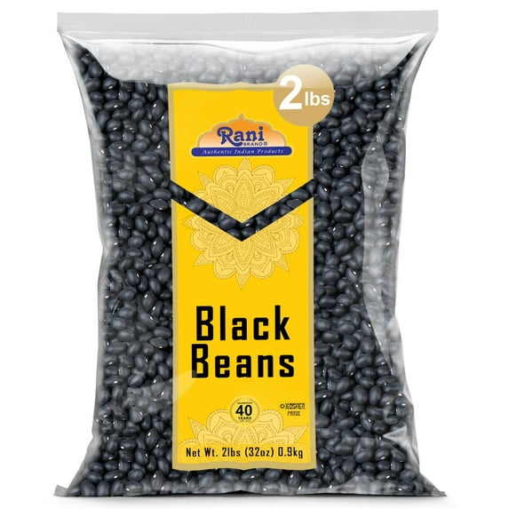 Rani Black Beans (Turtle Beans) 32oz (2lbs) 908g ~ All Natural | Vegan | Gluten Friendly | NON-GMO | Kosher | Product of USA