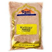 Rani Black Salt Powder (Kala Namak) Mineral 80oz (5lbs) 2.27kg Bulk ~ Unrefined, Pure and Natural | Vegan | Gluten Friendly | NON-GMO | Indian Origin | Perfect for Tofu Scramble
