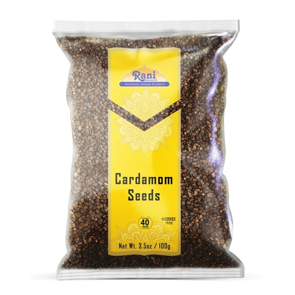 Rani Cardamom (Elachi) Decorticated Seeds Indian Spice 3.5oz (100g) ~ All Natural | Vegan | Gluten Friendly | NON-GMO | Kosher | Indian Origin