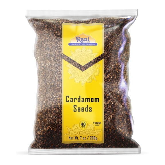 Rani Cardamom (Elachi) Decorticated Seeds Indian Spice 7oz (200g) ~ All Natural | Vegan | Gluten Friendly | NON-GMO | Kosher | Indian Origin