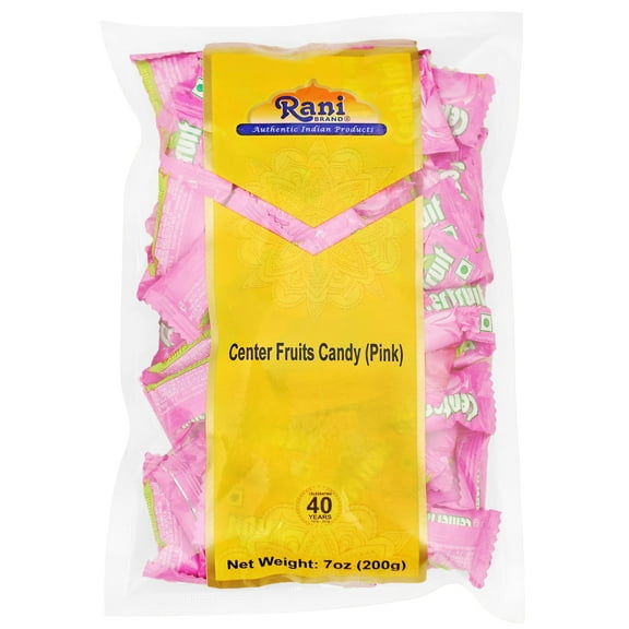 Rani Center Fruits Candy 7oz (200g) Individually Wrapped ~ Indian Tasty Treats | Vegan | Gluten Friendly | NON-GMO | Indian Origin