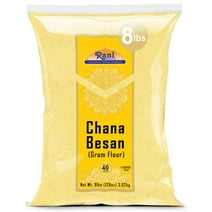 Rani Chana Besan - Chickpeas Flour, Gram 128oz (8lbs) 3.63kg BULK ~ All Natural | Vegan | Gluten Friendly | NON-GMO | Kosher | Indian Origin