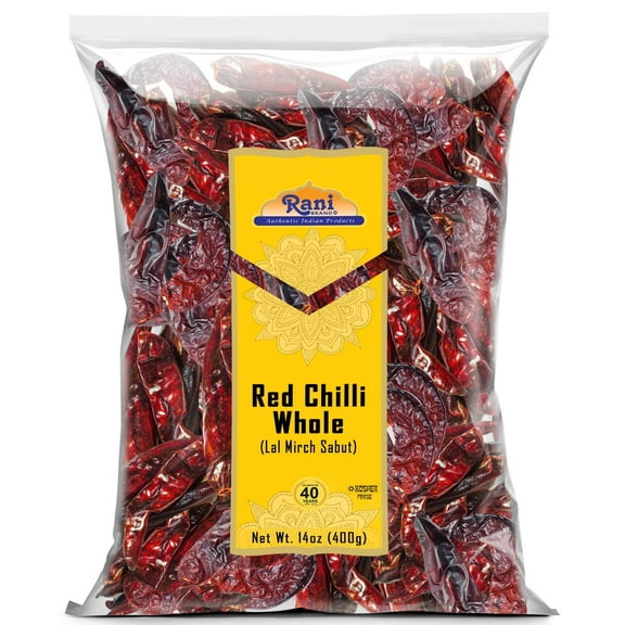Rani Chilli Whole 14oz (400g) ~ All Natural | Vegan | No Colors | Gluten Friendly | NON-GMO | Kosher