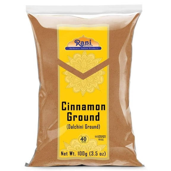 Rani Cinnamon Powder (Ground) Spice 3.5oz (100g) ~ All Natural | Salt-Free | Vegan | No Colors | Gluten Friendly | NON-GMO | Kosher