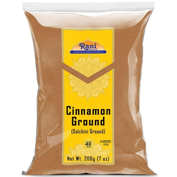 Rani Cinnamon Powder (Ground) Spice 7oz (200g) ~ All Natural | Salt-Free | Vegan | No Colors | Gluten Friendly | NON-GMO | Kosher | Indian Origin