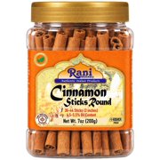 Rani Cinnamon Sticks 7oz (200g) PET Jar - 36-44 Sticks - Strong Aroma, Perfect for Baking, Cooking & Beverages | 3+ Inches Length - Cassia Saigon Cinnamon from Vietnam | Kosher