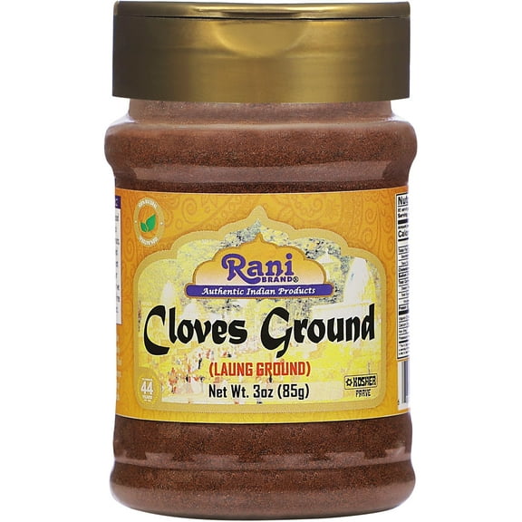Rani Cloves Powder (Laung) Indian Spice 3oz (85g) PET Jar ~ All Natural, Gluten Friendly | NON-GMO | Vegan | Kosher | Indian Origin