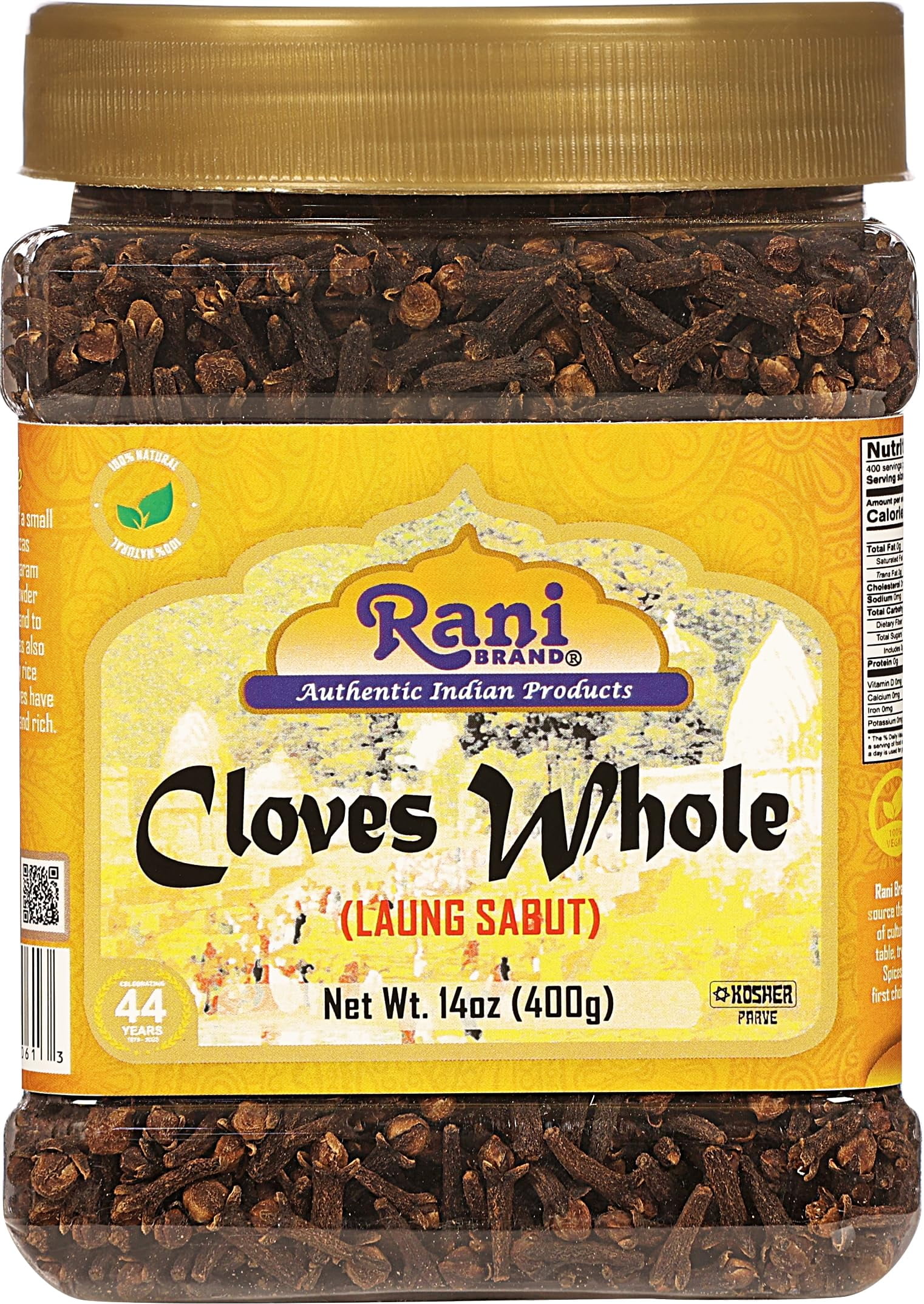 Rani Cloves Whole (Laung) 14oz (400g) Great for Food, Tea, Pomander