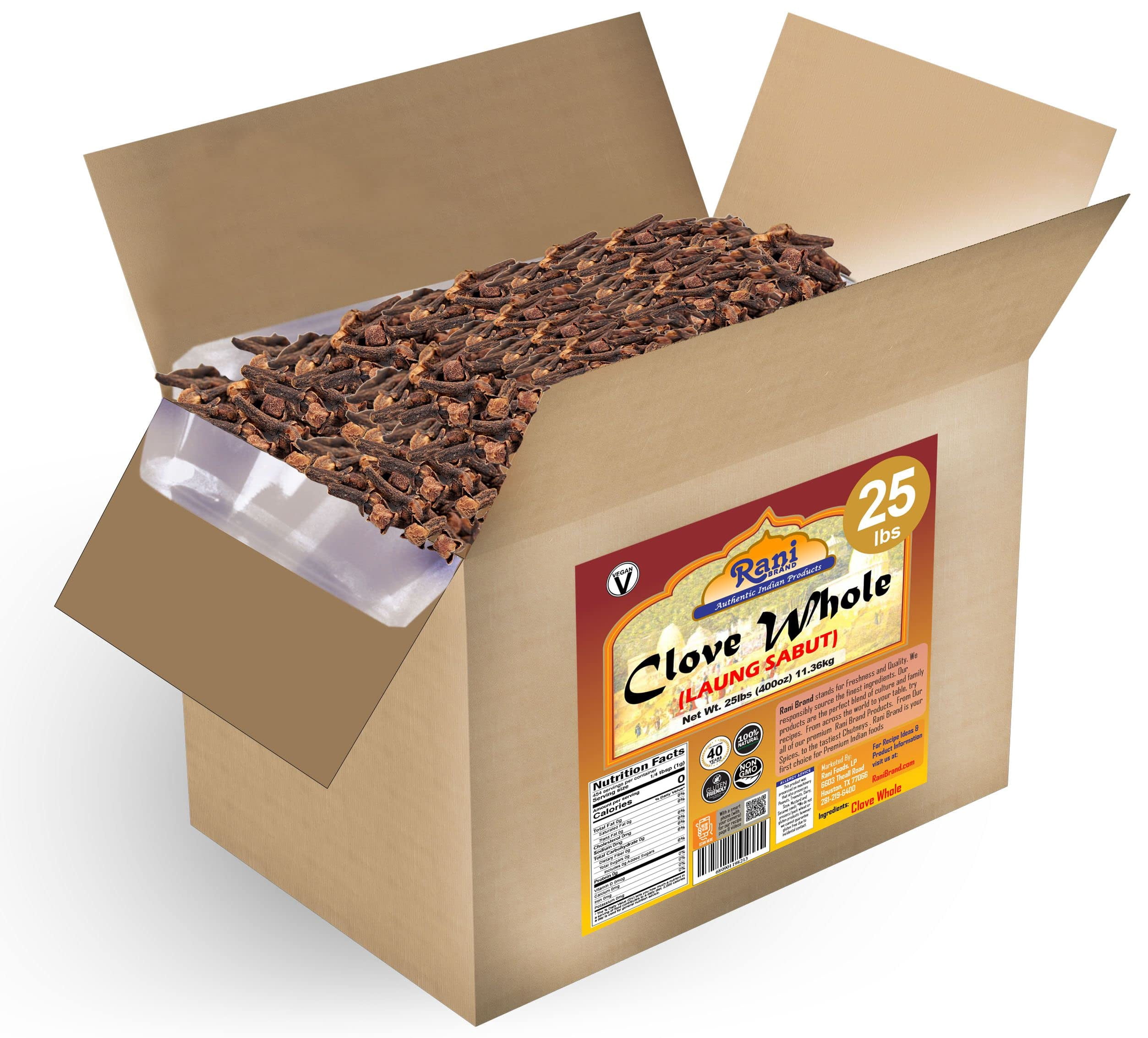 TooGet Whole Cloves - 8oz Jar, Hand Selected, All Natural Spice For Cooking, Baking & Tea