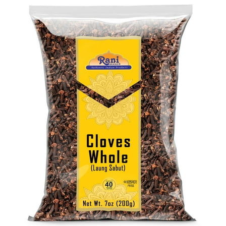 Rani Cloves Whole (Laung) 7oz (200g) Great for Food, Tea, Pomander Balls and Potpourri, Hand Selected, Spice ~ All Natural | NON-GMO | Kosher | Vegan | Gluten Friendly | Indian Origin