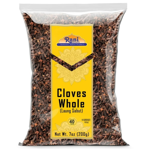Rani Cloves Whole (Laung) 7oz (200g) Great for Food, Tea, Pomander Balls and Potpourri, Hand Selected, Spice ~ All Natural | NON-GMO | Kosher | Vegan | Gluten Friendly | Indian Origin