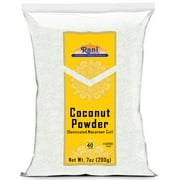Rani Coconut Fine Powder (Desiccated, Macaroon Cut) 7oz (200g) Raw (uncooked, unsweetened) ~ All Natural | Vegan | Kosher | Gluten Friendly