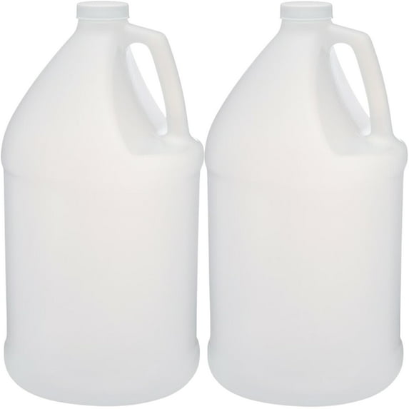 Rani Containers | 1 Gallon HDPE Plastic Jug with Reshipper Box & Child-Resistant Caps | Home & Commercial Use, Containers for Water, Sauces, Food, Soaps, Detergents, Liquids | Made in USA - Pack of 2