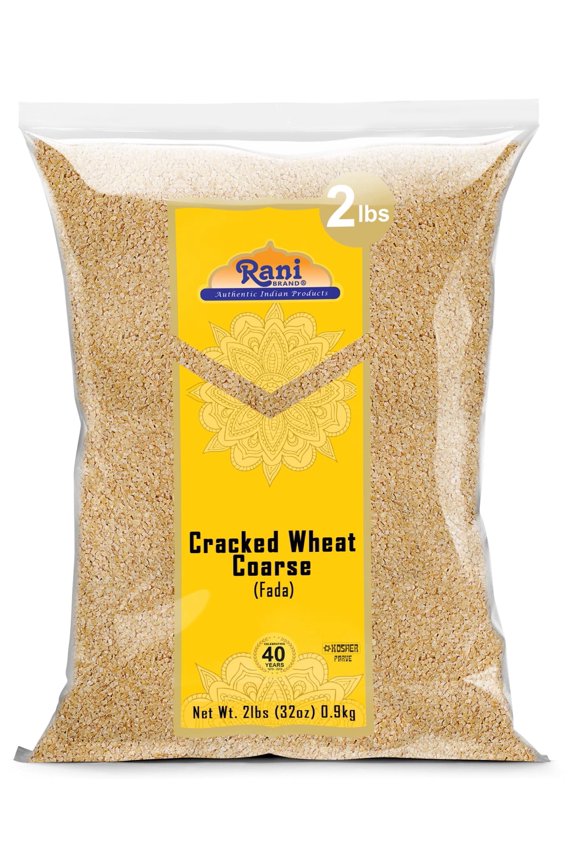 Rani Cracked Wheat Coarse (Fada / Commonly called Bulgur #3) 32oz (2lbs) 907g ~ All Natural | Vegan | No Colors | NON-GMO | Kosher | Indian Origin (Dalia)