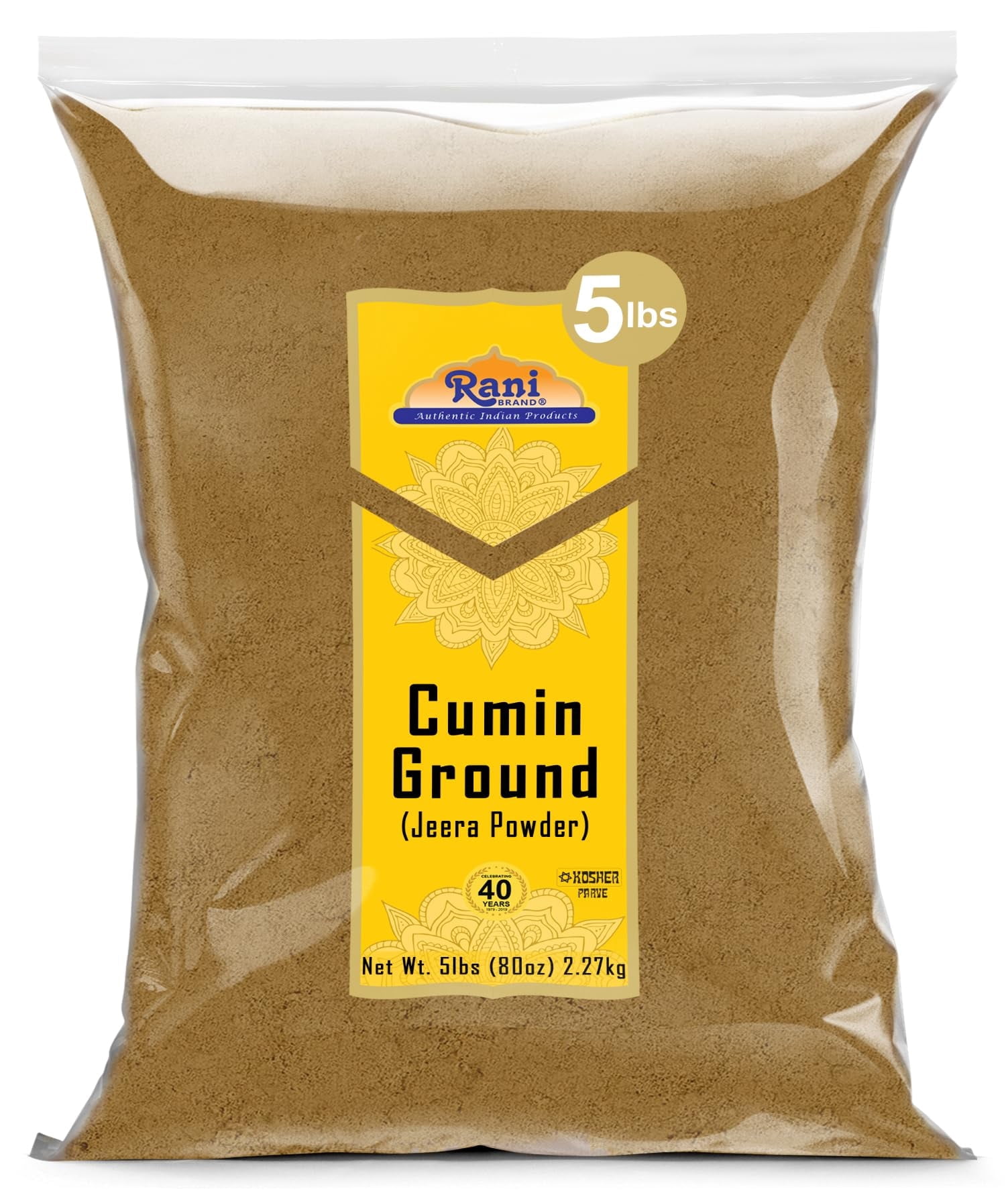 Rani Cumin Powder Spice (Jeera), 80oz (5lbs) 2.27kg, Bulk ~ All Natural ...