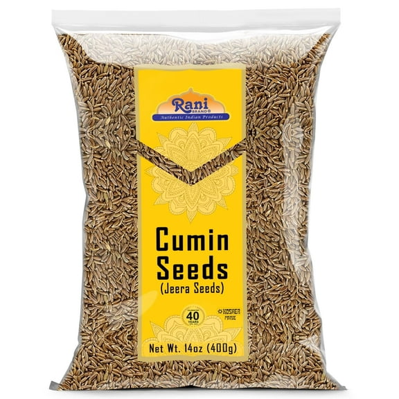 Rani Cumin Seeds Whole (Jeera) Spice 14oz (400g) ~ All Natural | Gluten Friendly | NON-GMO | Kosher | Vegan | Indian Origin