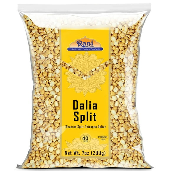 Rani Daliya Split (Roasted Split Chickpeas Dalia) 7oz (200g) ~ All Natural | Vegan | Kosher | Indian Origin