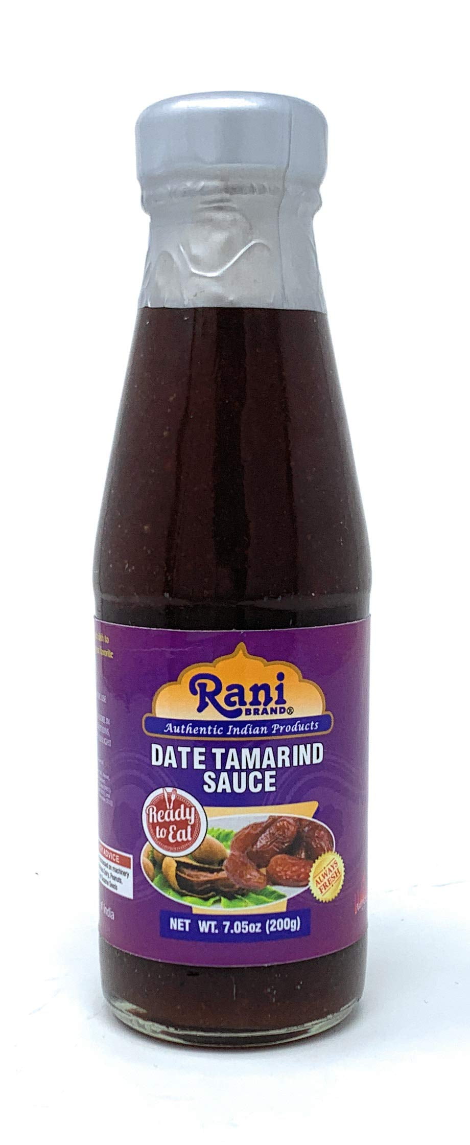 Rani Dates & Tamarind Sauce 7oz (200g) Glass Jar, Ready To Eat, Vegan ...