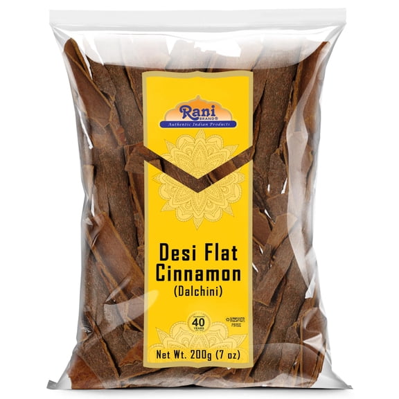 Rani Desi (Dalchini) Flat Cinnamon 7oz (200g) ~ All Natural | Vegan | Gluten Friendly | NON-GMO | Kosher| Indian Origin