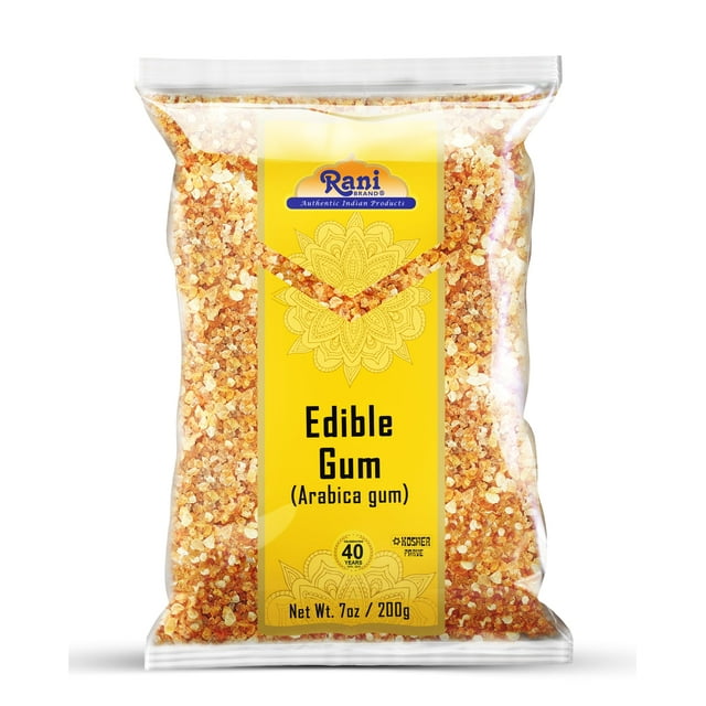 Rani Edible Gum Whole (Arabica Gum) 7oz (200g) All Natural, SaltFree