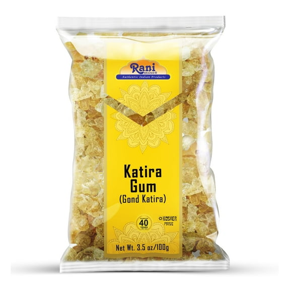 Rani Edible Gum Whole (Goonder Tragacanth Gum) 3.5oz (100g) ~ All Natural, Salt-Free | Vegan | No Colors | Gluten Friendly | NON-GMO | Kosher | Indian Origin