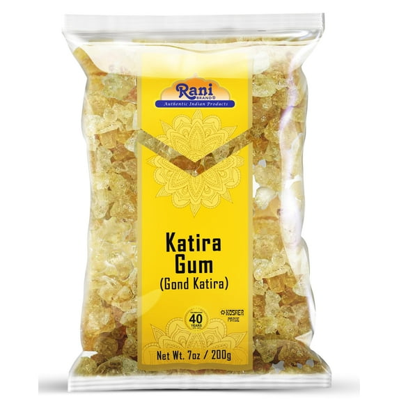 Rani Edible Gum Whole (Goonder Tragacanth Gum) 7oz (200g) ~ All Natural, Salt-Free | Vegan | No Colors | Gluten Friendly | NON-GMO | Kosher | Indian Origin