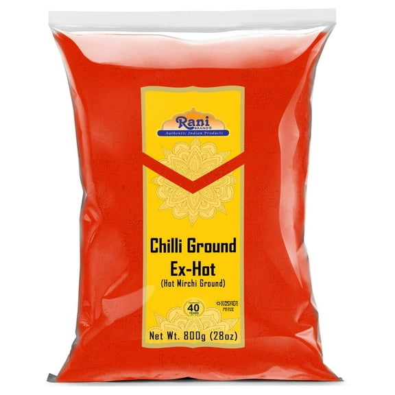 Rani Extra Hot Chilli Powder Indian Spice 28oz (800g) ~ All Natural | No Color added | Gluten Friendly | Vegan | NON-GMO | Kosher | No Salt or fillers