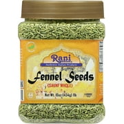 Rani Fennel Seeds (Saunf Sabut) Whole Spice 16oz (1lb) 454g PET Jar ~ All Natural | Gluten Friendly | NON-GMO | Vegan | Kosher | Indian Origin