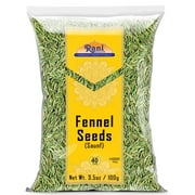Rani Fennel Seeds (Saunf Sabut) Whole Spice 3.5oz (100g) ~ All Natural | Gluten Friendly | NON-GMO | Kosher | Vegan | Indian Origin